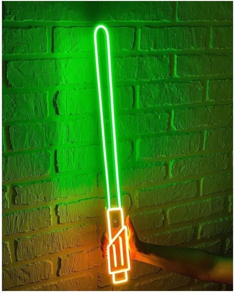 Star Wars Lightsaber Neon Led Decorative Wall Lighting Neon Wallwriting Magic Led
