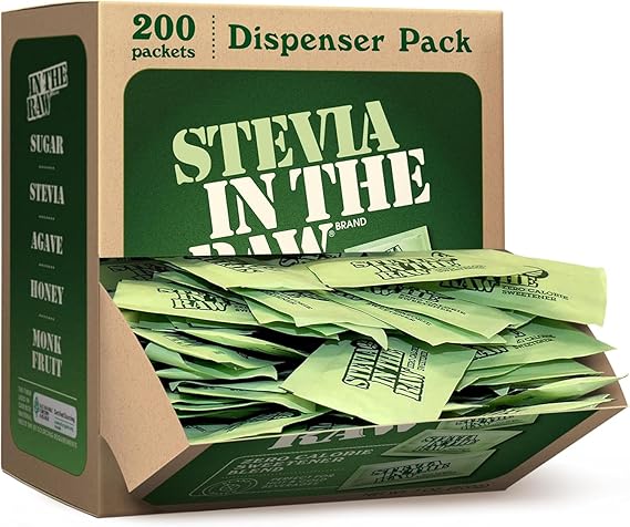 Stevia In The Raw, Stevia Sweetener Packets, 200 Ct Box (7 oz), 1 Pack