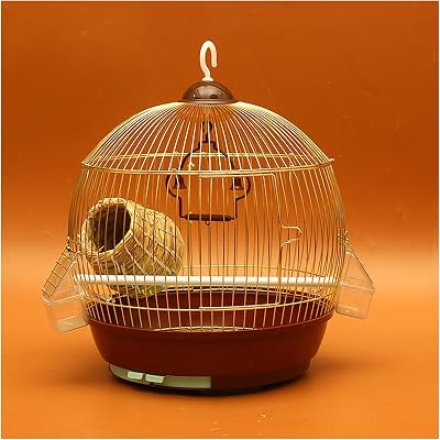 Flight Cage Parrot Metal Bird Cage Large Stainless Steel Electroplating Starling Myna Xuanfeng Peony Iron Parrot Cage Bird Cage Color : B