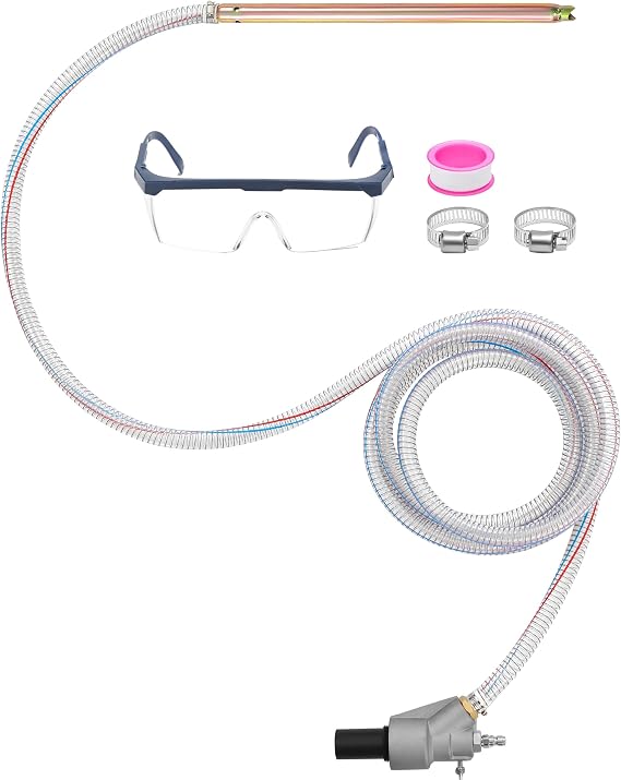 Tool Daily Pressure Washer Sandblasting Kit, Wet Sand Blaster for Pressure Washer with 18 FT Suction Hose, 1/4 Quick Connect, 5000 PSI