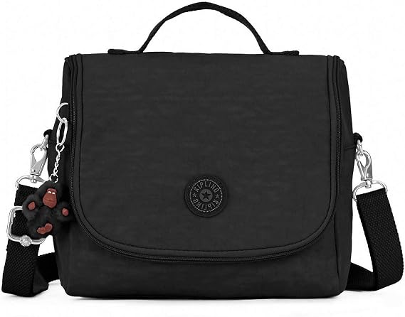 Kipling womens Kichirou Black Insulated Lunch Bag, black, One Size