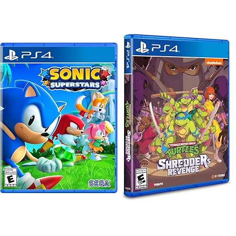 Sonic Superstars - PlayStation 4 & Teenage Mutant Ninja Turtles: Shredder's Revenge - PlayStation 4