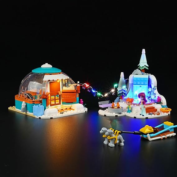 LED Lighting Kit for Lego 41760 - for Igloo Holiday Adventure Model - Custom DIY Lights for Lego Building Set (Model Not Included)