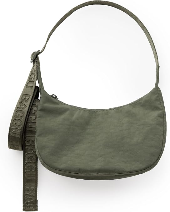 BAGGU Small Nylon Crescent Bag