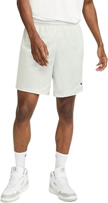 Champion Mens Classic Mesh Shorts, 7, C Logo