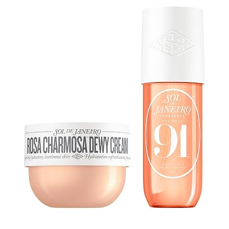 Sol de Janeiro Rosa Charmosa Dewy Body Cream & Cheirosa Perfume Mist Duo