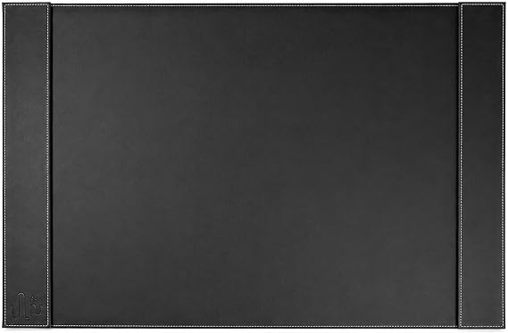 Leather Desk Mat | Office Desk Pad | Computer & Laptop Desk Protector | Desktop Writing Pad | Blotter & Cover Mat (34" x 20")