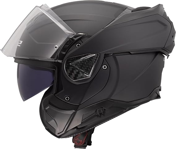 LS2 ADVANT II Solid Modular Motorcycle Helmet Matt Black 3XL