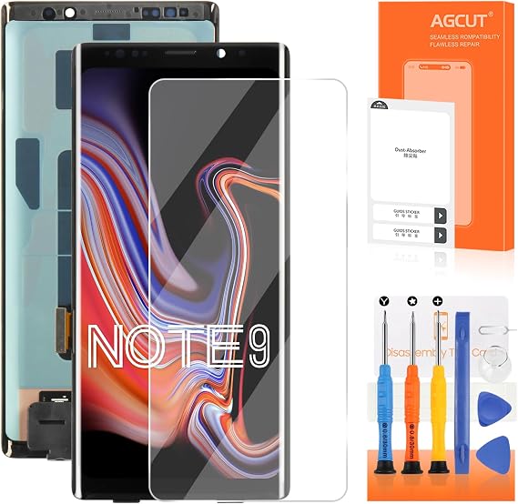 OLED for Samsung Galaxy Note 9 Screen Replacement for Display para Samsung Note 9 LCD SM-N9600 SM-N960F SM-N960U Screen Replacement Digitizer Touch Assembly No Frame(Support Fingerprint)