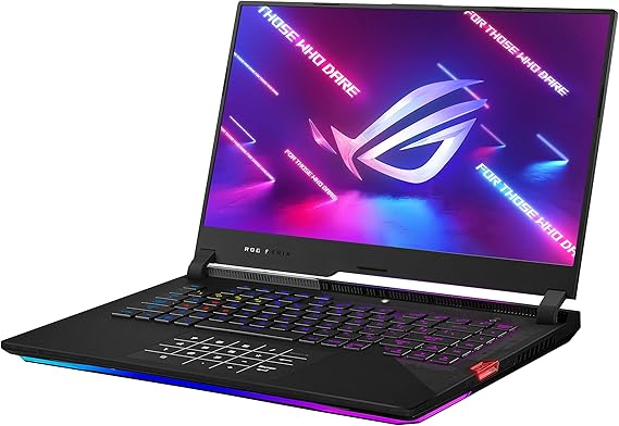 ASUS ROG Strix Scar 15 (2021) Gaming Laptop, 15.6 300Hz IPS FHD, NVIDIA GeForce RTX 3080, AMD Ryzen 9 5900HX, 32GB DDR4, 1TB SSD, Opti-Mechanical Per-Key RGB Keyboard, Windows 10 Home, G533QS-DS98