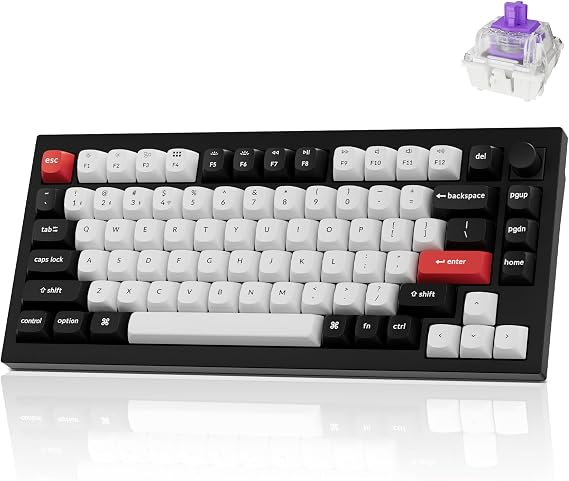 Keychron Q1 HE Wireless Custom Magnetic Keyboard, QMK Launcher