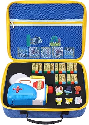 YouKnow Travel Case for Little Tikes Story Dream Machine Books Starter Set, with Removable Custom Sponge Insert Only Case Blue