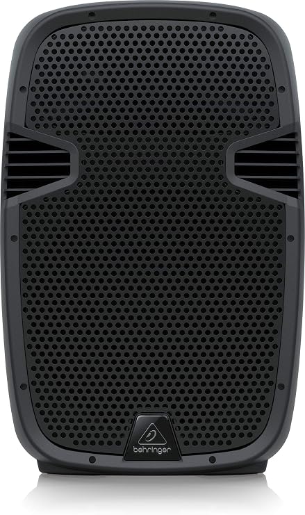 Behringer PK112A Active 600 Watt 12 Inch Black PA Speaker System with Built in Media Player Bluetooth Receiver and Integrated Mixer