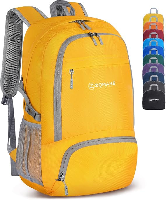ZOMAKE Lightweight Packable Backpack 30L, Foldable Travel Hiking Daypack