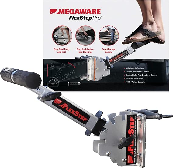 MEGAWARE KEELGUARD FlexStep, Adjustable Boat Trailer Step