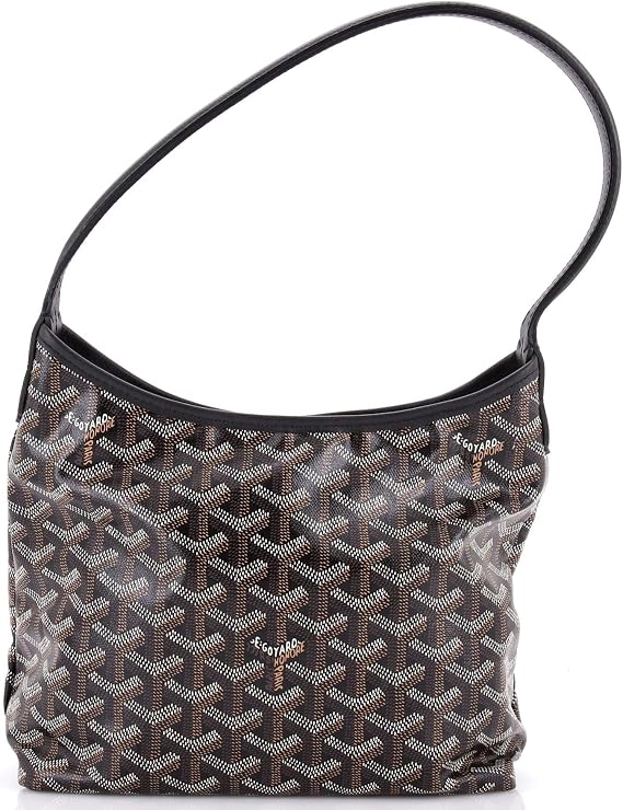 Pre-Loved Boheme Hobo Coated Canvas Mini, Black