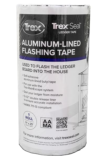 TREX RainEscape Seal Ledger Tape - 11" x 25'