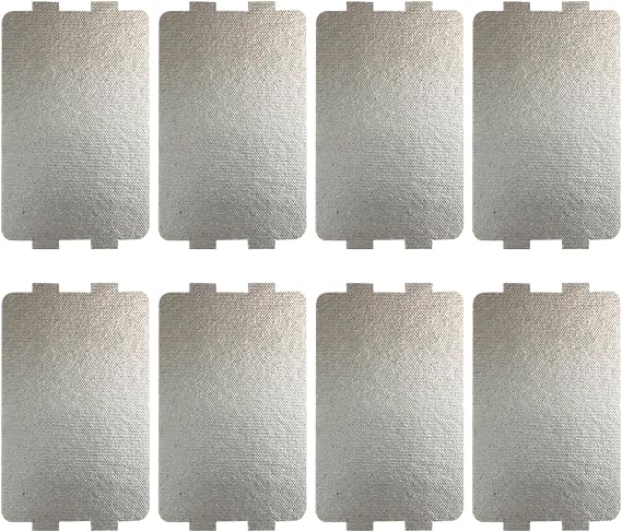 8 Pcs Universal Microwave Mica Waveguide Cover Plate - Heat-Resistant Insulation Sheets for Kitchen Appliances, 116×64mm