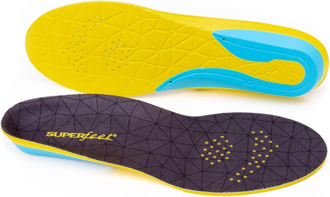 Superfeet - FLEXthin Comfort Cushion Insoles - Trim-To-Fit Foam Inserts for Slim-Fitting Running & Walking Shoes
