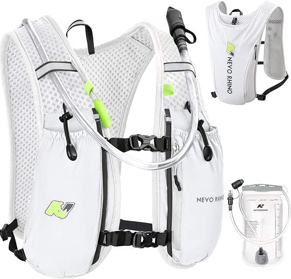 N NEVO RHINO 5L Running Vest , Hydration Vest Pack with 1.5L Water Bladder