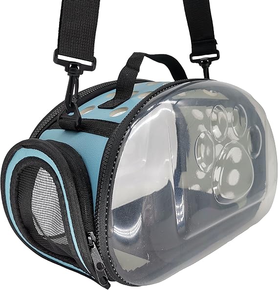 Collapsible Guinea-Pigs Breathable Travel Carrier Lightweight Outgoing Tote Shoulder Bag for Small Animals