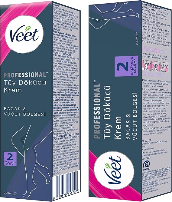 Veet Professional Cream Depilatory Cream 200 ml