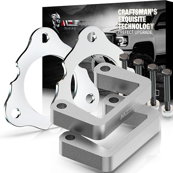 MZS Leveling Kit 3" Front Upper+Lower Strut Spacers for Silverado Sierra