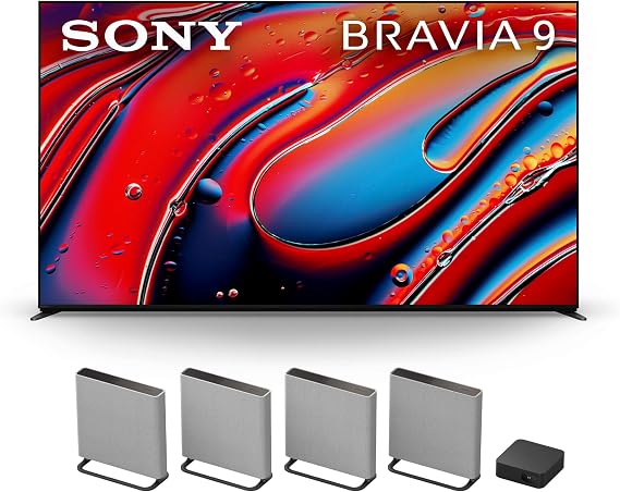 Sony 65 Inch Mini LED QLED 4K Ultra HD TV BRAVIA 9 Smart Google TV with Dolby Vision HDR and Exclusive Features for PlayStation 5 (K-65XR90), 2024