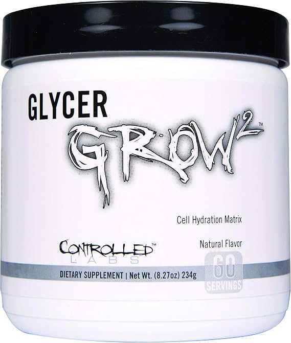 CONTROLLED LABS GlycerGrow 2, Glycerol Powder, 60 Serv