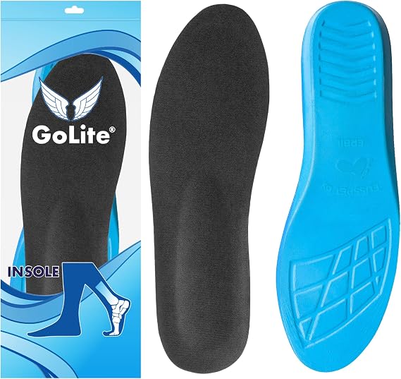 Sneaker Insoles, Daily Memory Foam Memory Shoe Insoles, Sneaker Comfortable, Soft Insoles -GoLite M22 Insole (42)