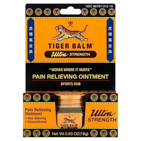 Tiger Balm Ultra Strength 0.63 oz (Pack of 6)