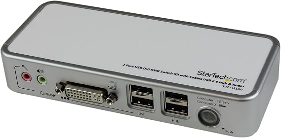 StarTech 2 Port USB DVI KVM with Audio Switching