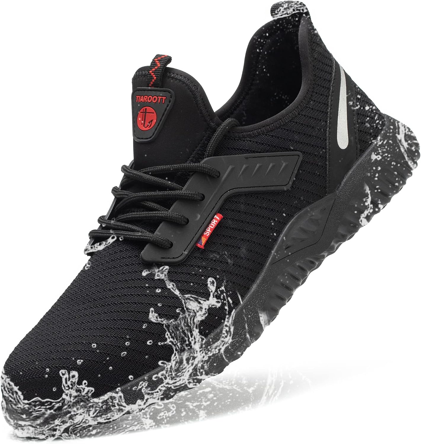 Ulogu Safety Shoes Men Women Waterproof Safety Trainers with Steel Toe Cap Lightweight Industrial Protective Work Shoes