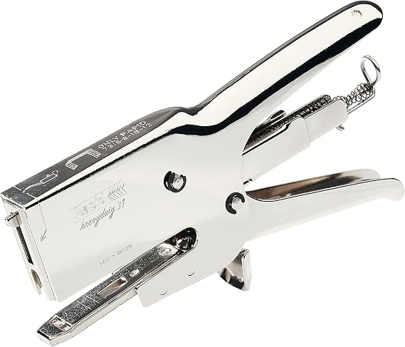 Rapid HD31 Heavy Duty Stapling Pliers, 70 Sheet Capacity, High Volume Stapling, Includes 2 Anvils, Metal, Silver, 10540301