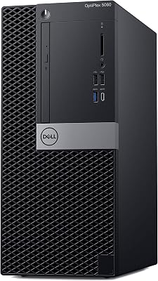 Dell OP5060MTKTFMX OptiPlex 5060 KTFMX Mini-Tower with Intel Core i5-8500 3 GHz Hexa-core, 8GB RAM, 500GB HDD, Windows Pro 64-bit