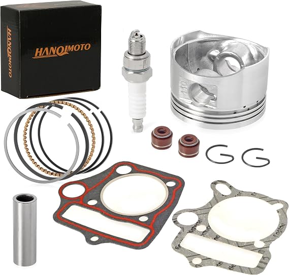 Piston Rings Gasket Set 52.4mm Bore for 110cc 125cc Kazuma Taotao Sunl