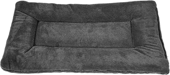 Petmate Aspen Pet Rectangular Kennel Mat, Dark Gray, for 19in Crates
