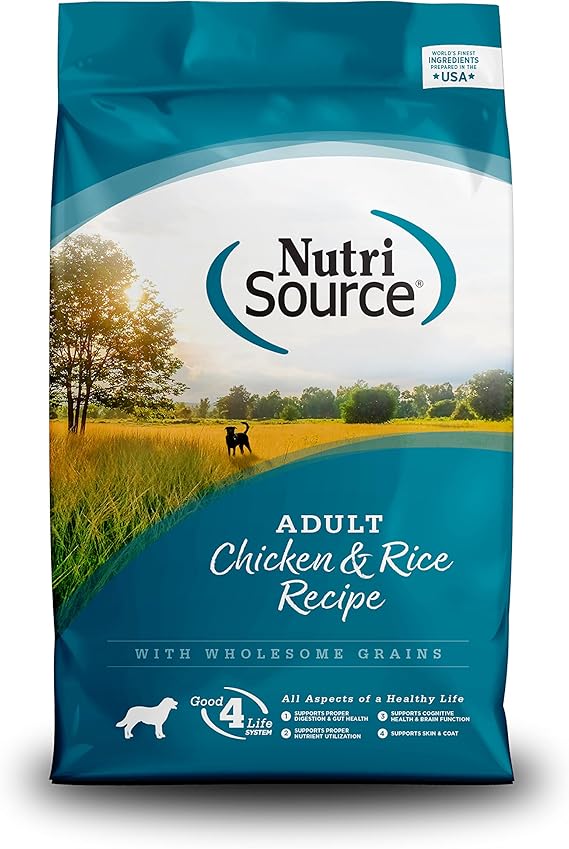 Tuffy's Nutrisource Chicken and Rice Formula Breed Dry Adult Food 30 lb Bag - Single Pack