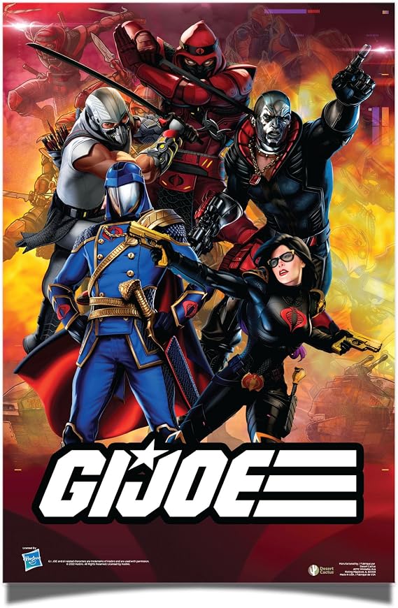 Desert Cactus G.I. Joe Paper Poster 11 x 17 inch Wall Decor (#2)