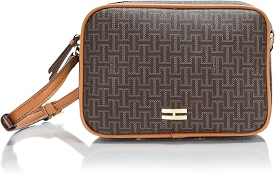 Halston Clara Rocky Road Top Zip Crossbody