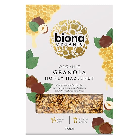 Biona Organic - Granola - Honey Hazelnut - 375g