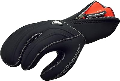 Waterproof G1 7mm 3-Finger Semi-Dry Gloves