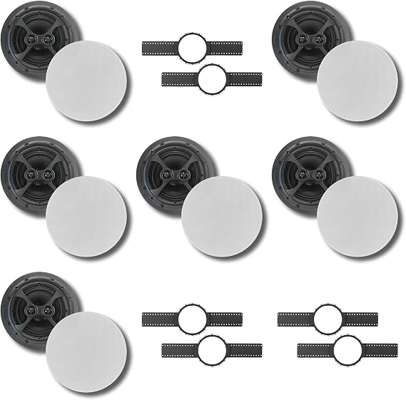 KLH (6) Faraday Series F-6800-DVC 8" in-Ceiling Speaker Installation KIT