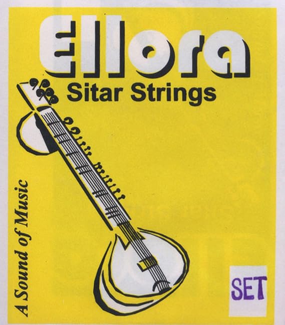 Sitar Strings, Ellora Roselu, 7+13 Complete Set with Sympathetic (Tarabh) Strings