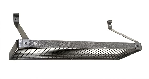 Enclume PR8A-30 HS Gourmet Deep Bookshelf Wall Rack, 30", Hammered Steel