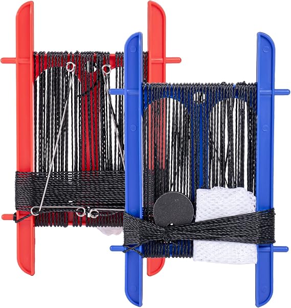 SF Crab Hand Line for Crabbing Colorful Frame with 13M Line, Bait Bag, 0.79oz Weight Block, Crab Fishing Line Catch Fish Prawn Crayfish Lobster