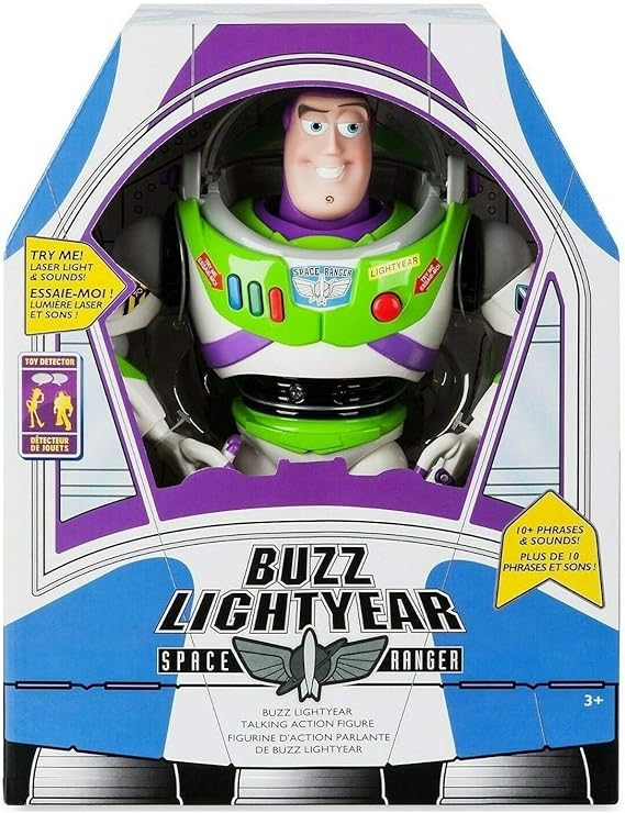 Disney Toy Story Advanced Talking Buzz Lightyear Action Figure 12''