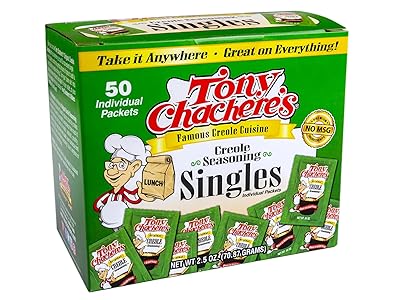 Tony Chacheres Creole Seasoning 05 oz. Packets 50 Count