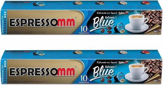 Espressomm® Blue KapsÜl Kahve-kafeİnsİz! (20 Adet) - Nespresso®*