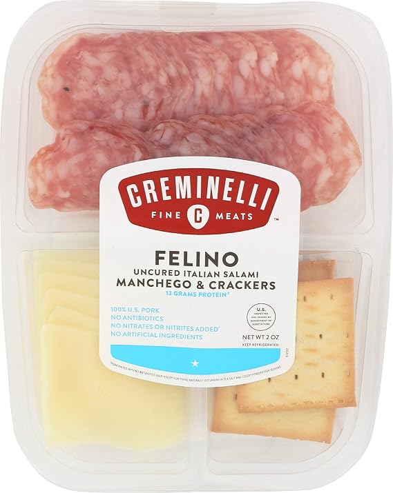 Creminelli, Cracker Tray Felino Manchego, 2 Ounce